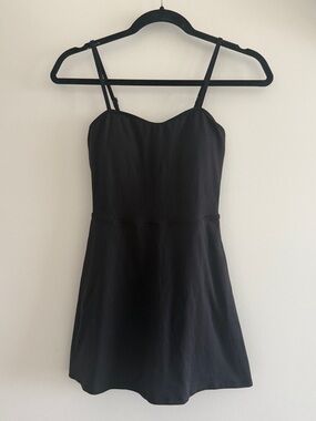 ALO Yoga Black Courtside Tennis Dress